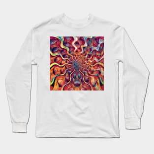 Colorful Medusa Imagined Long Sleeve T-Shirt